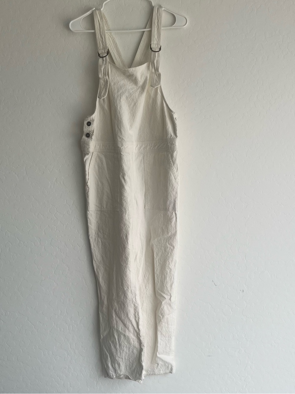 Shinestar Cream Cotton Linen Overall M